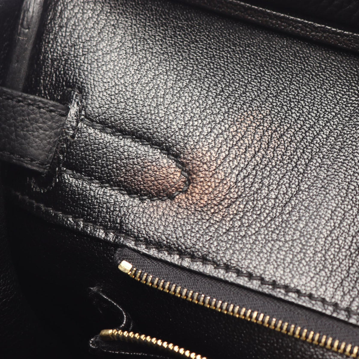 HERMES Birkin 30 Togo Leather Bag Black