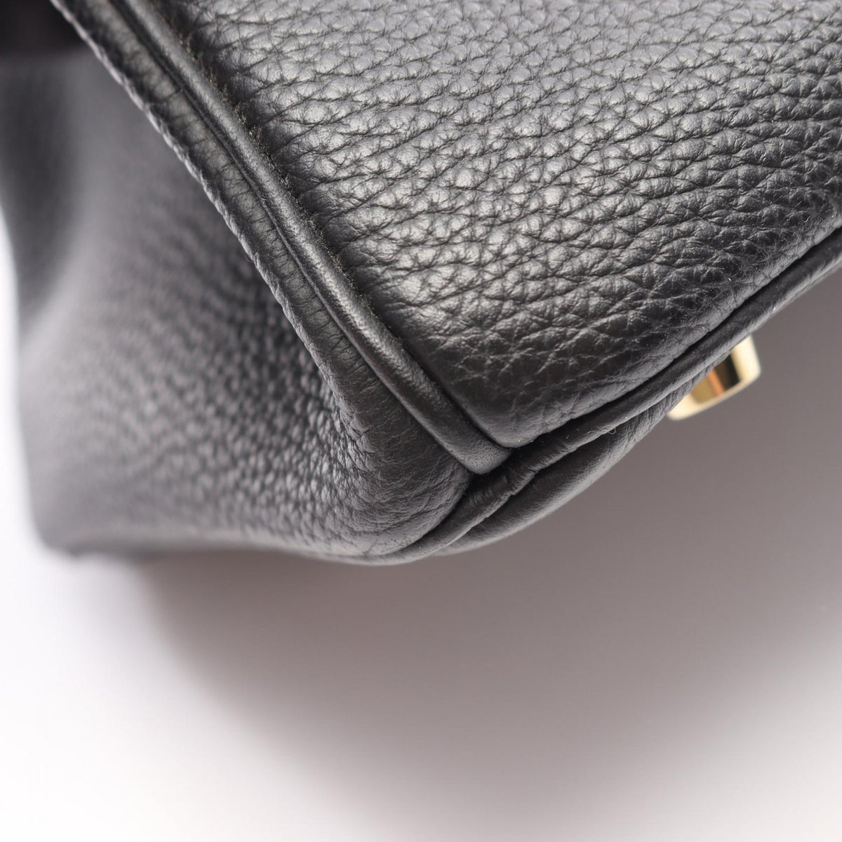 HERMES Birkin 30 Togo Leather Bag Black