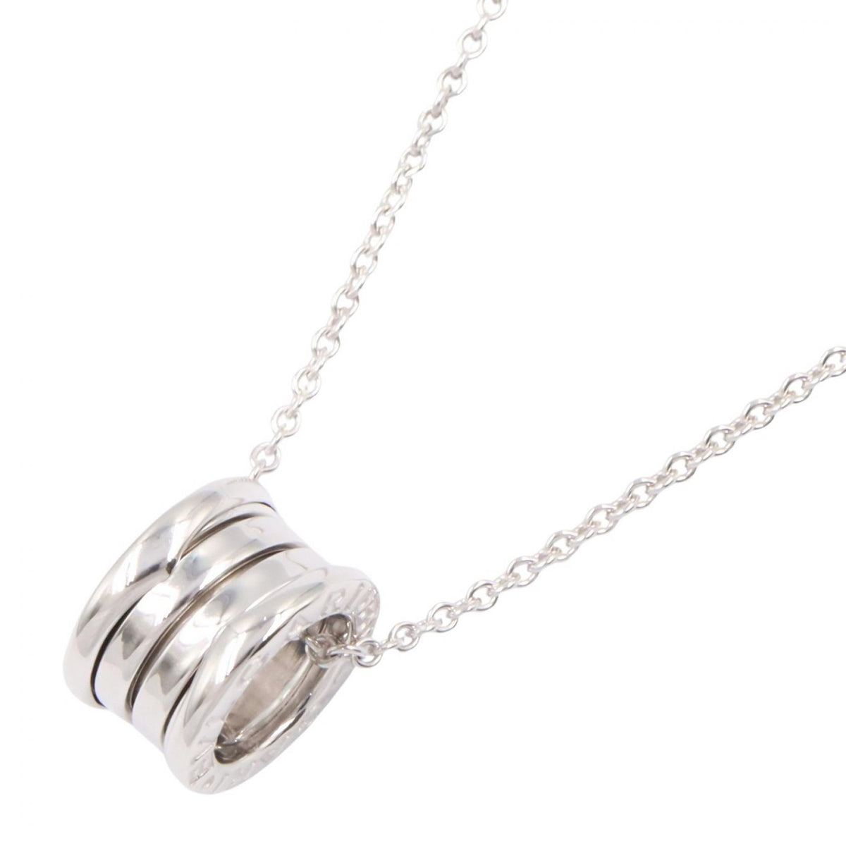 BVLGARI B-zero1 K18WG Necklace Silver
