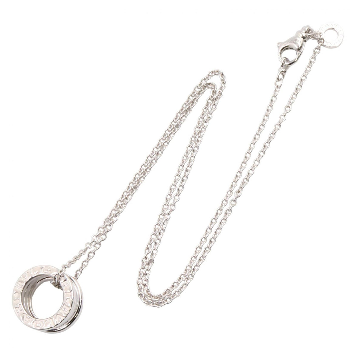 BVLGARI B-zero1 K18WG Necklace Silver