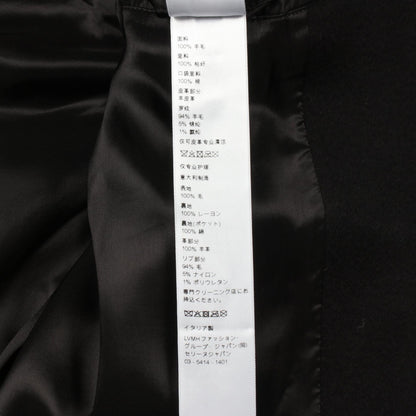 CELINE Hooded Wool Leather Varsity Jacket Size 52