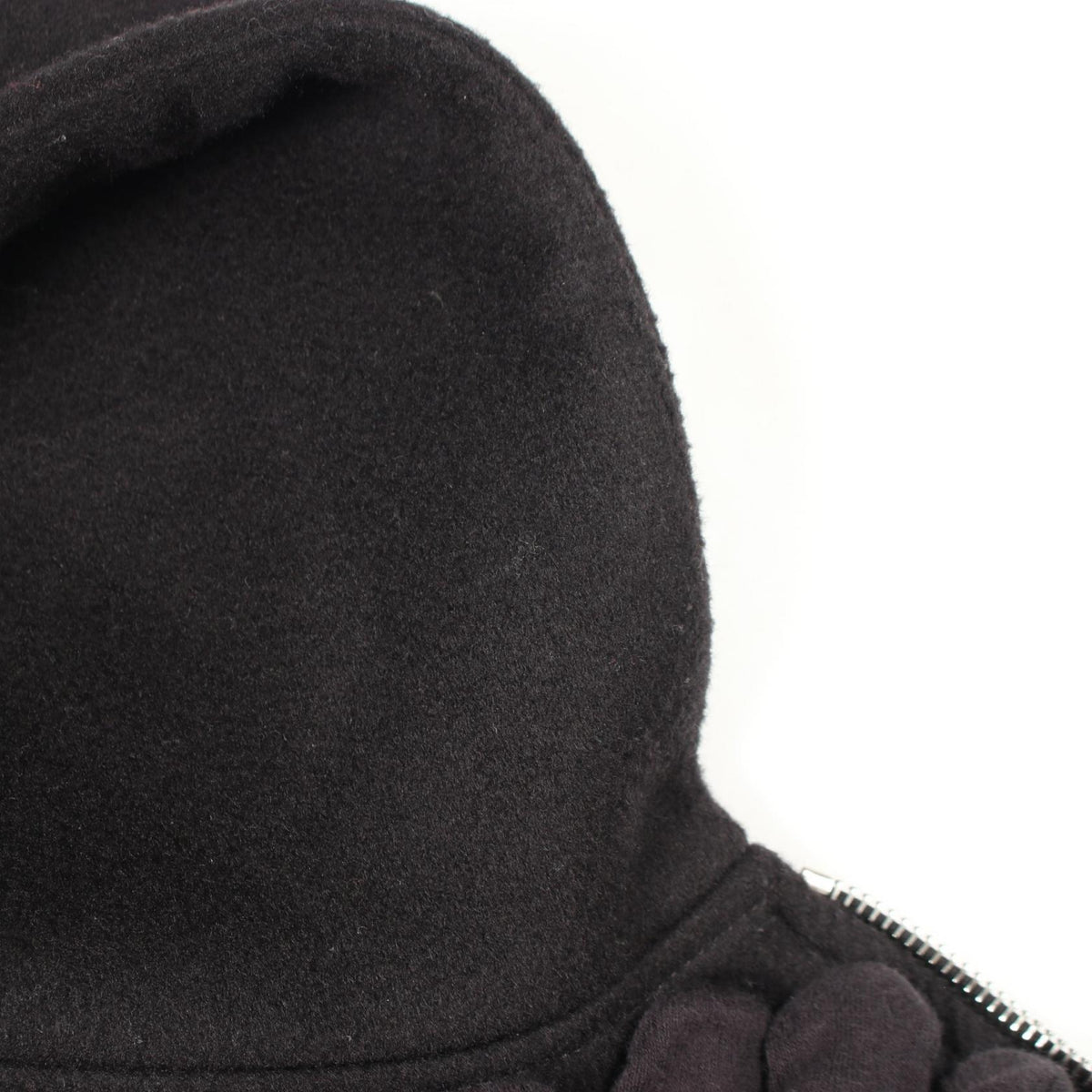 CELINE Hooded Wool Leather Varsity Jacket Size 52
