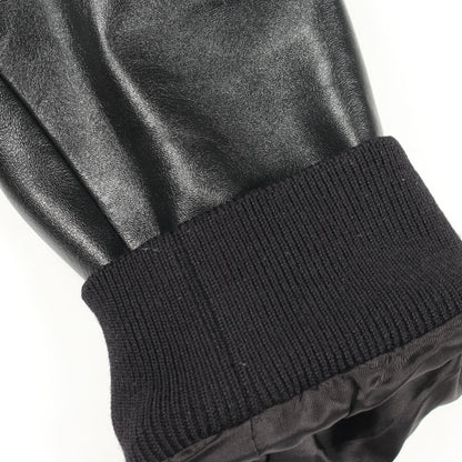 CELINE Hooded Wool Leather Varsity Jacket Size 52