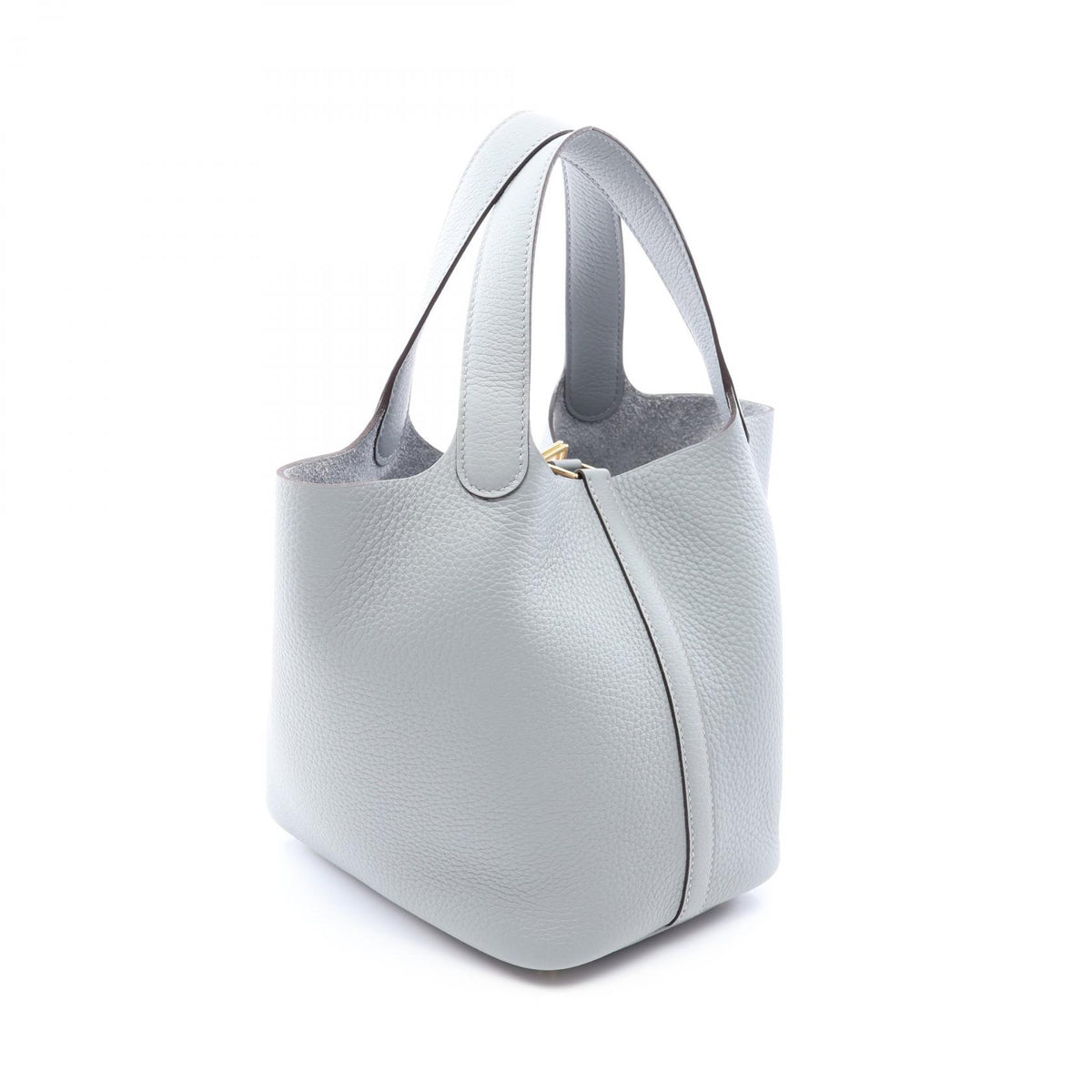 HERMES Picotin Lock PM Gris Clemence Bag