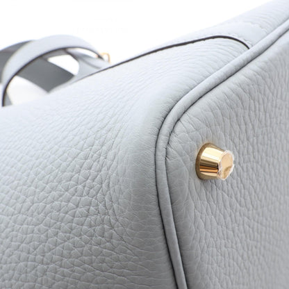 HERMES Picotin Lock PM Gris Clemence Bag