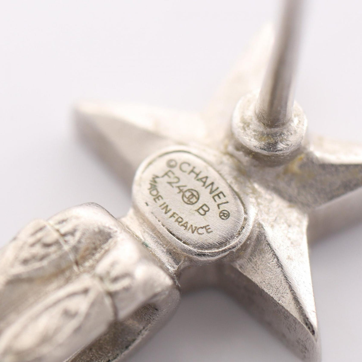 CHANEL Coco Mark Star Rhinestone Earrings