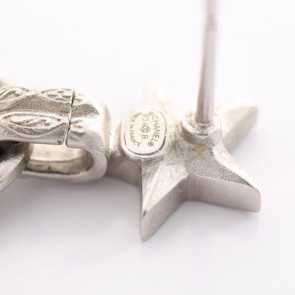 CHANEL Coco Mark Star Rhinestone Earrings