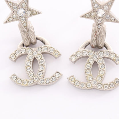 CHANEL Coco Mark Star Rhinestone Earrings