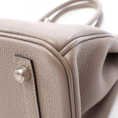 HERMES Birkin 30 Togo Gris Asphalte Handbag