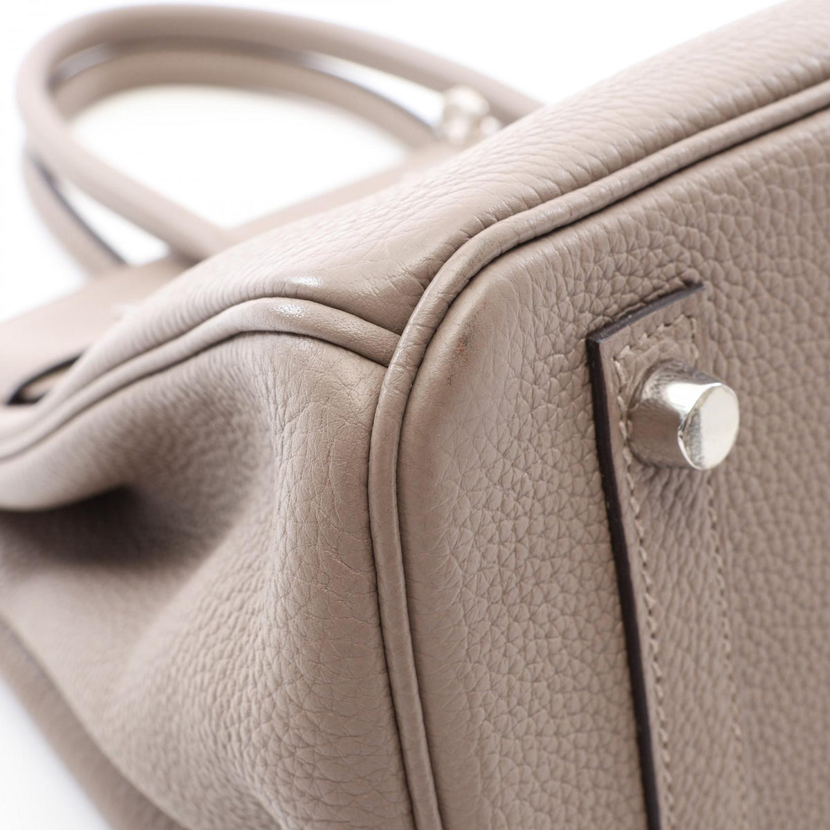 HERMES Birkin 30 Togo Gris Asphalte Handbag