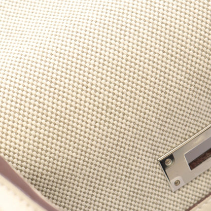 HERMES Kelly 28 Ecru Nata Handle Bag