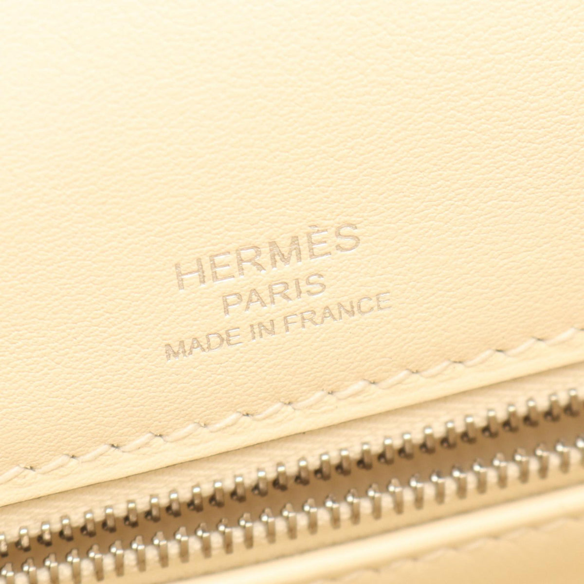HERMES Kelly 28 Ecru Nata Handle Bag