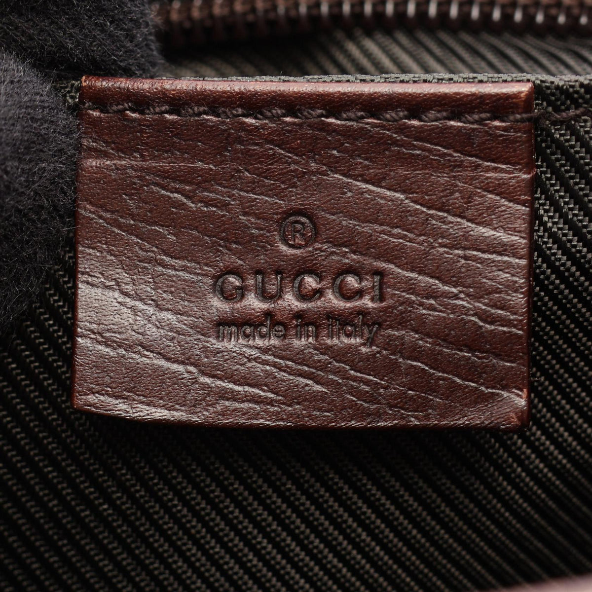 GUCCI Sherry Line Canvas Handle Bag