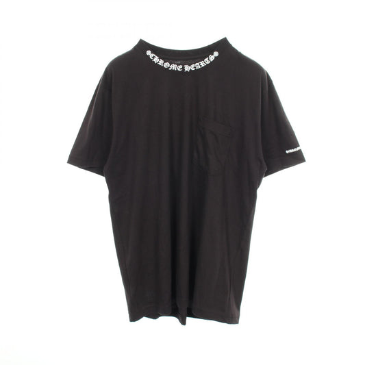 CHROME HEARTS Scroll Neck Logo Pocket T-Shirt Size L