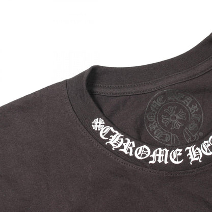 CHROME HEARTS Scroll Neck Logo Pocket T-Shirt Size L