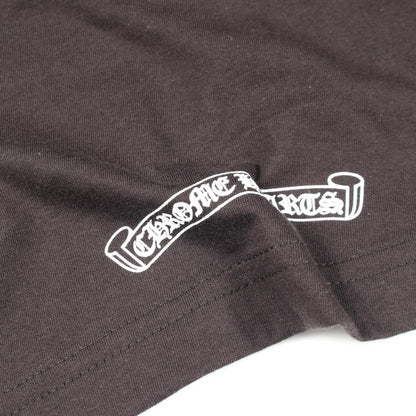 CHROME HEARTS Scroll Neck Logo Pocket T-Shirt Size L