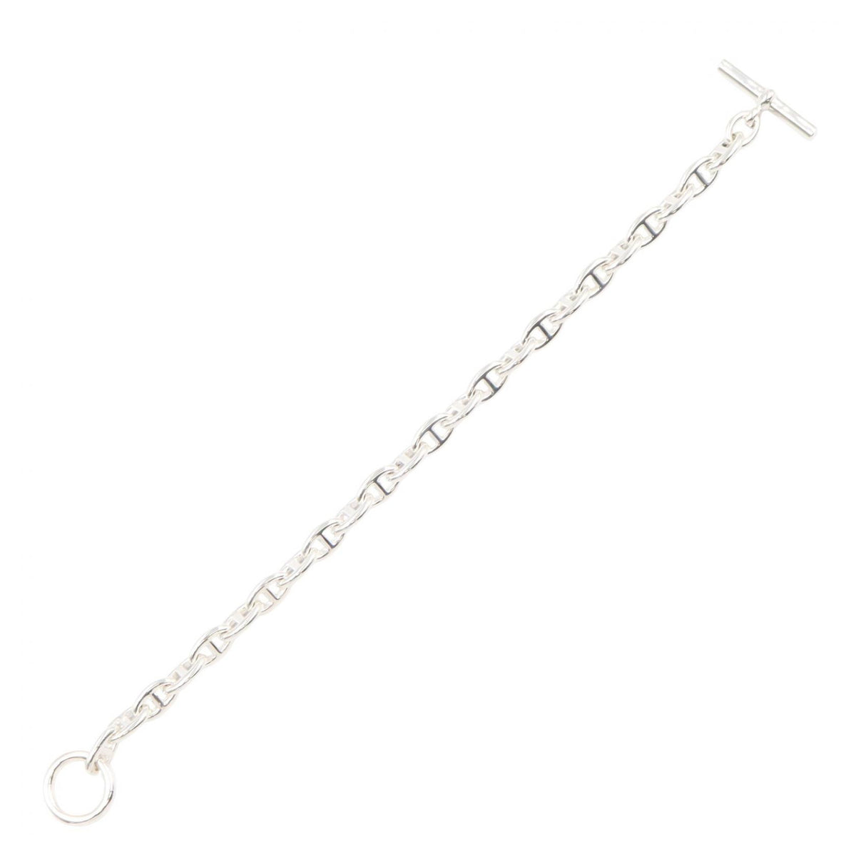 HERMES Silver 925 Chaine TPM Bracelet