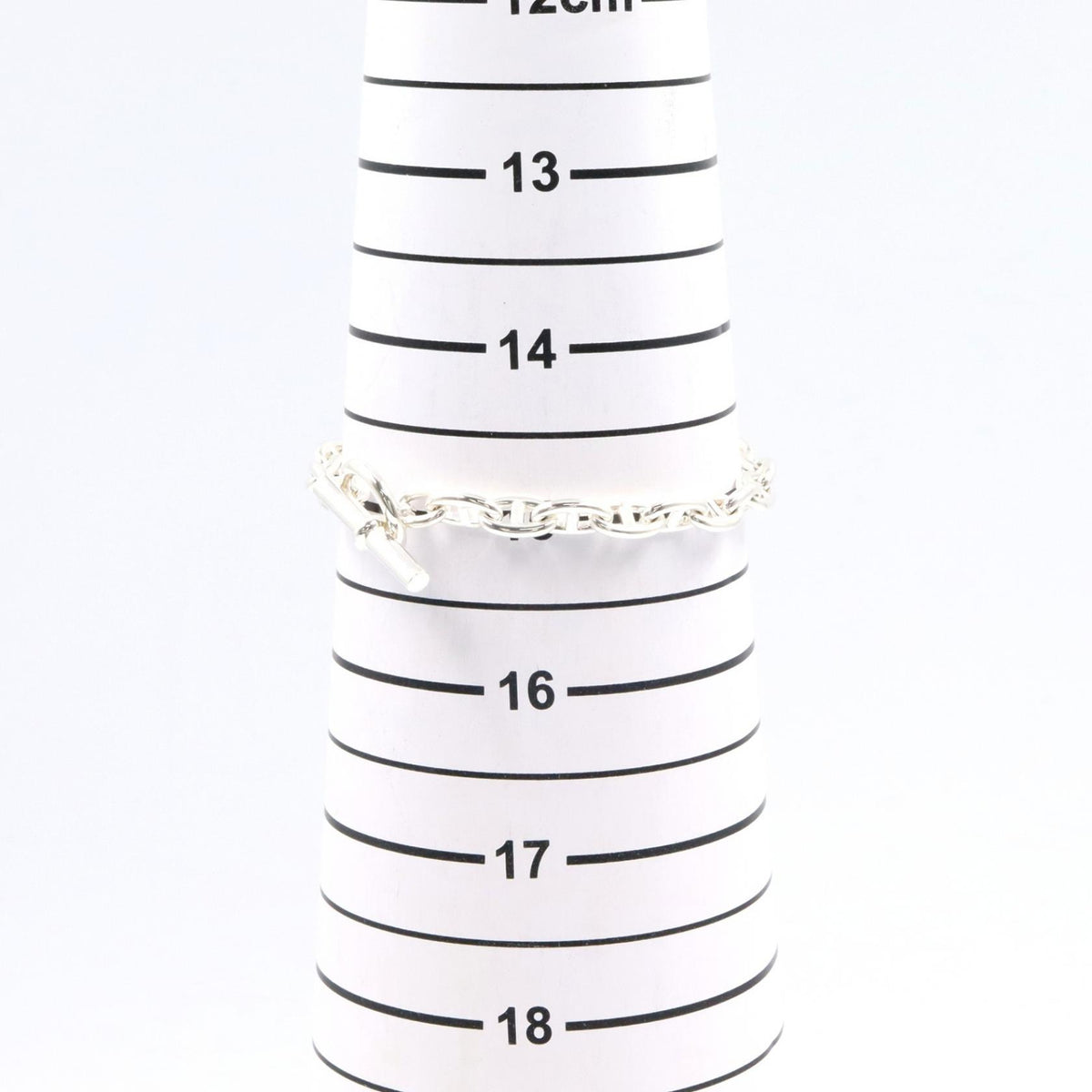 HERMES Silver 925 Chaine TPM Bracelet