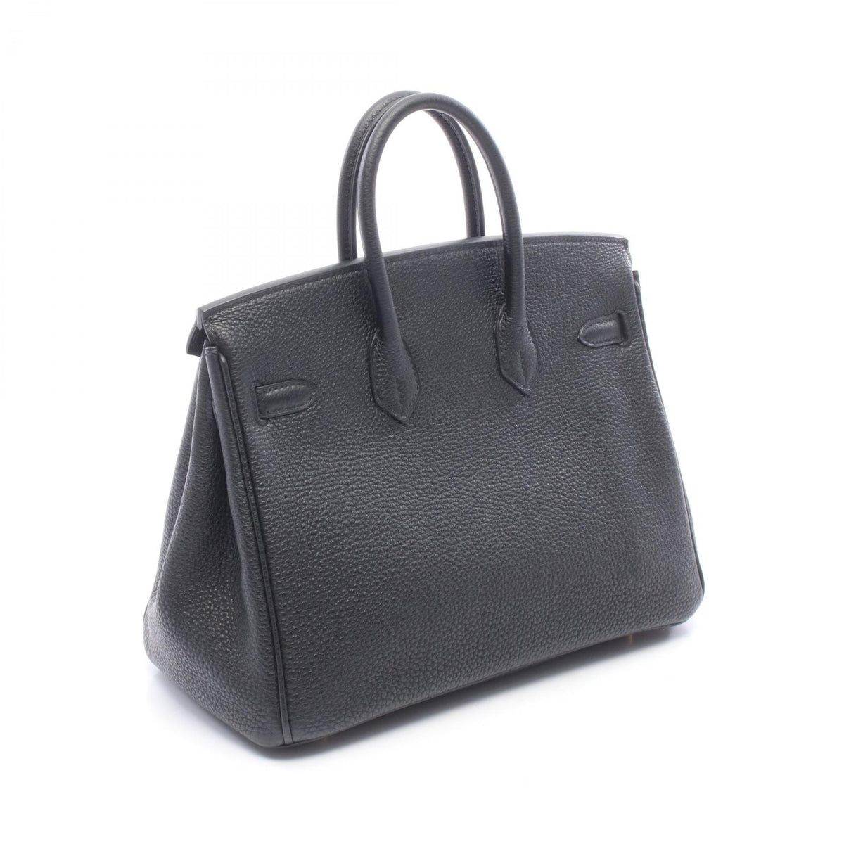HERMES Birkin 25 Togo Leather Bag Black