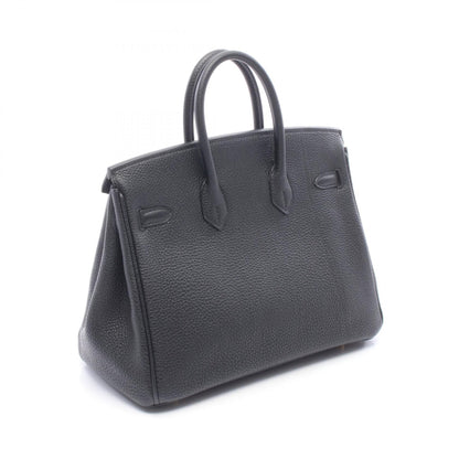 HERMES Birkin 25 Togo Leather Bag Black