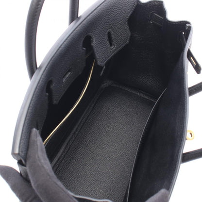 HERMES Birkin 25 Togo Leather Bag Black