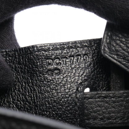 HERMES Birkin 25 Togo Leather Bag Black