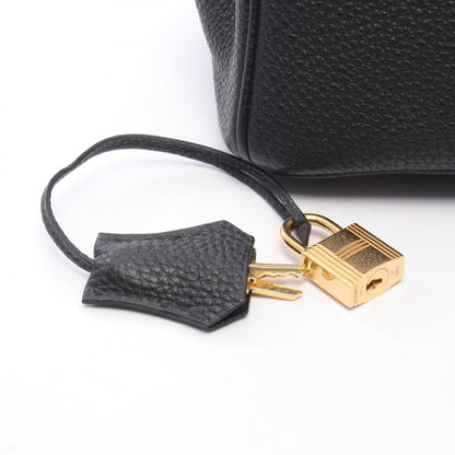 HERMES Birkin 25 Togo Leather Bag Black