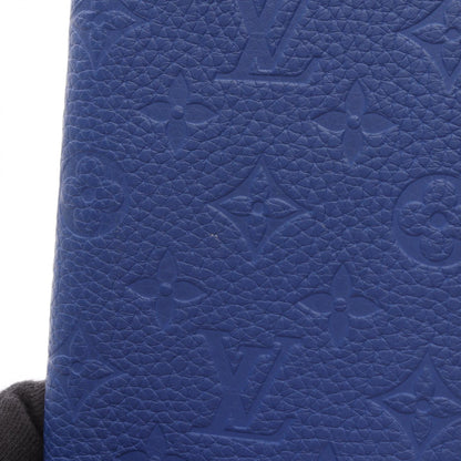 LOUIS VUITTON Zippy Wallet Vertical Taurillon Blue