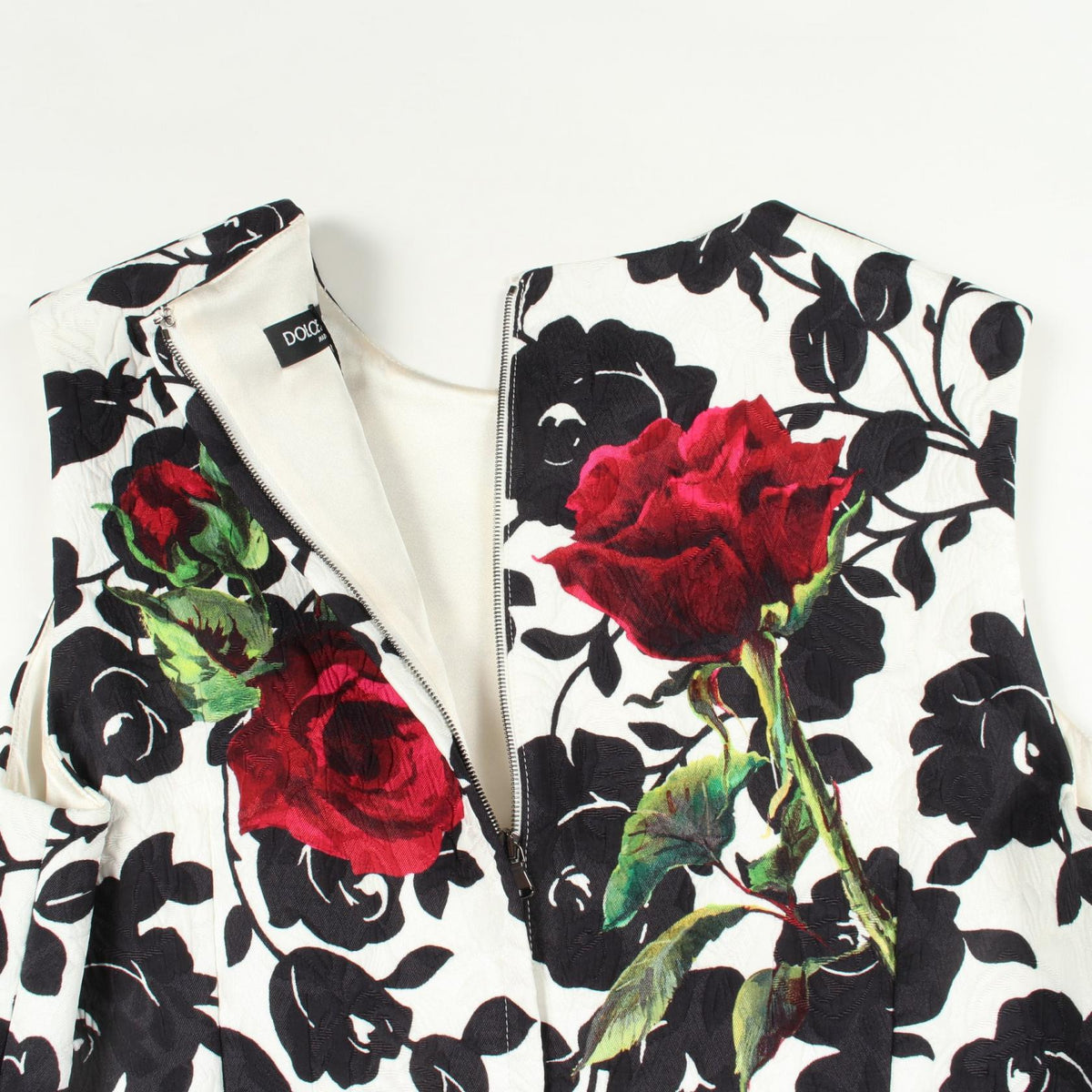 DOLCE & GABBANA Floral Sleeveless Dress Size 42
