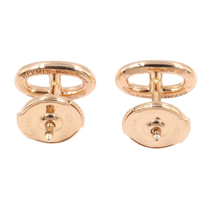 HERMES Farandole K18 Pink Gold Earrings