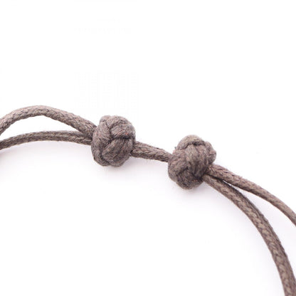 HERMES Caramba Buffalo Horn Necklace Brown