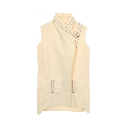 HERMES Cashmere Long Gilet Vest Size 34