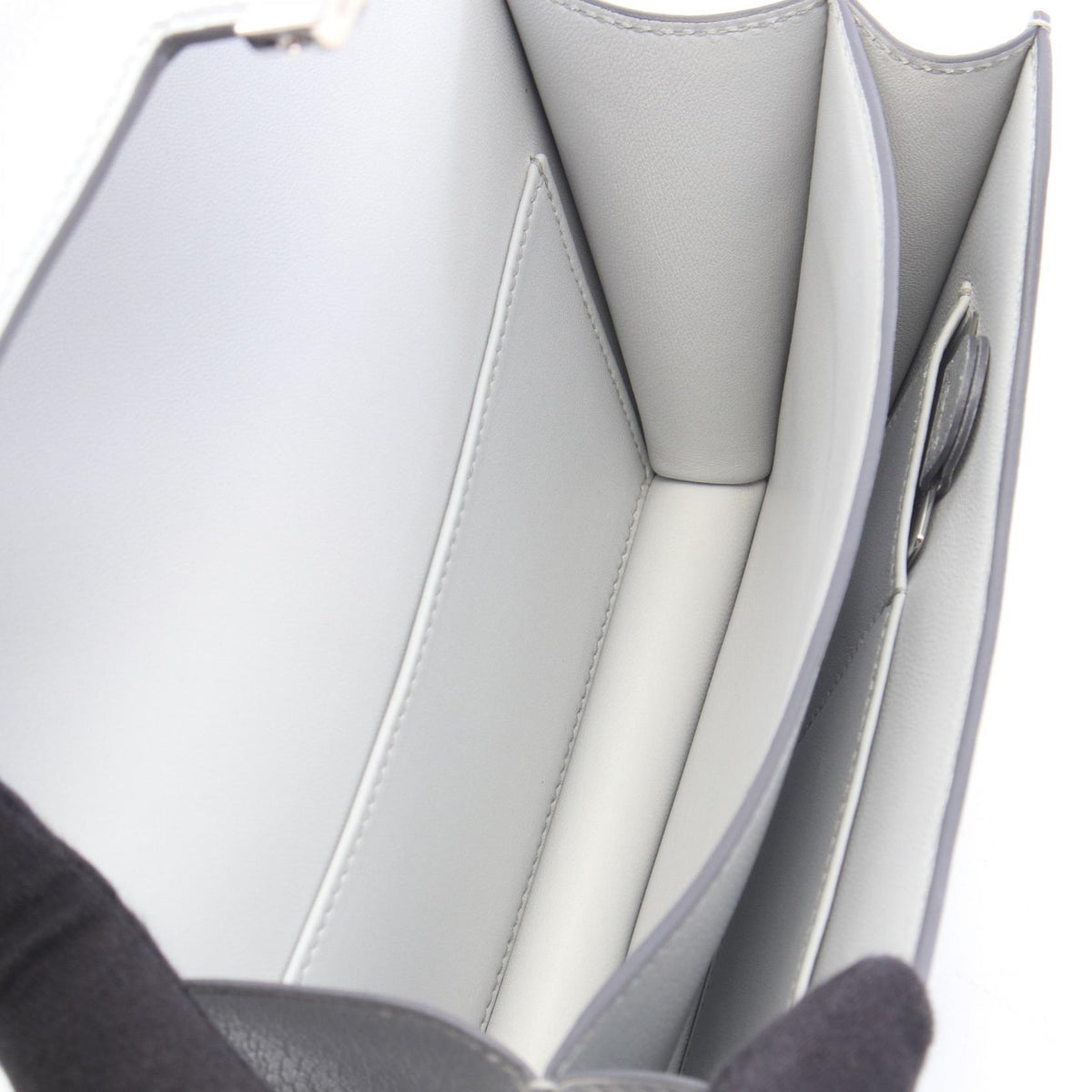 HERMES Constance 3 Mini Shoulder Bag Silver