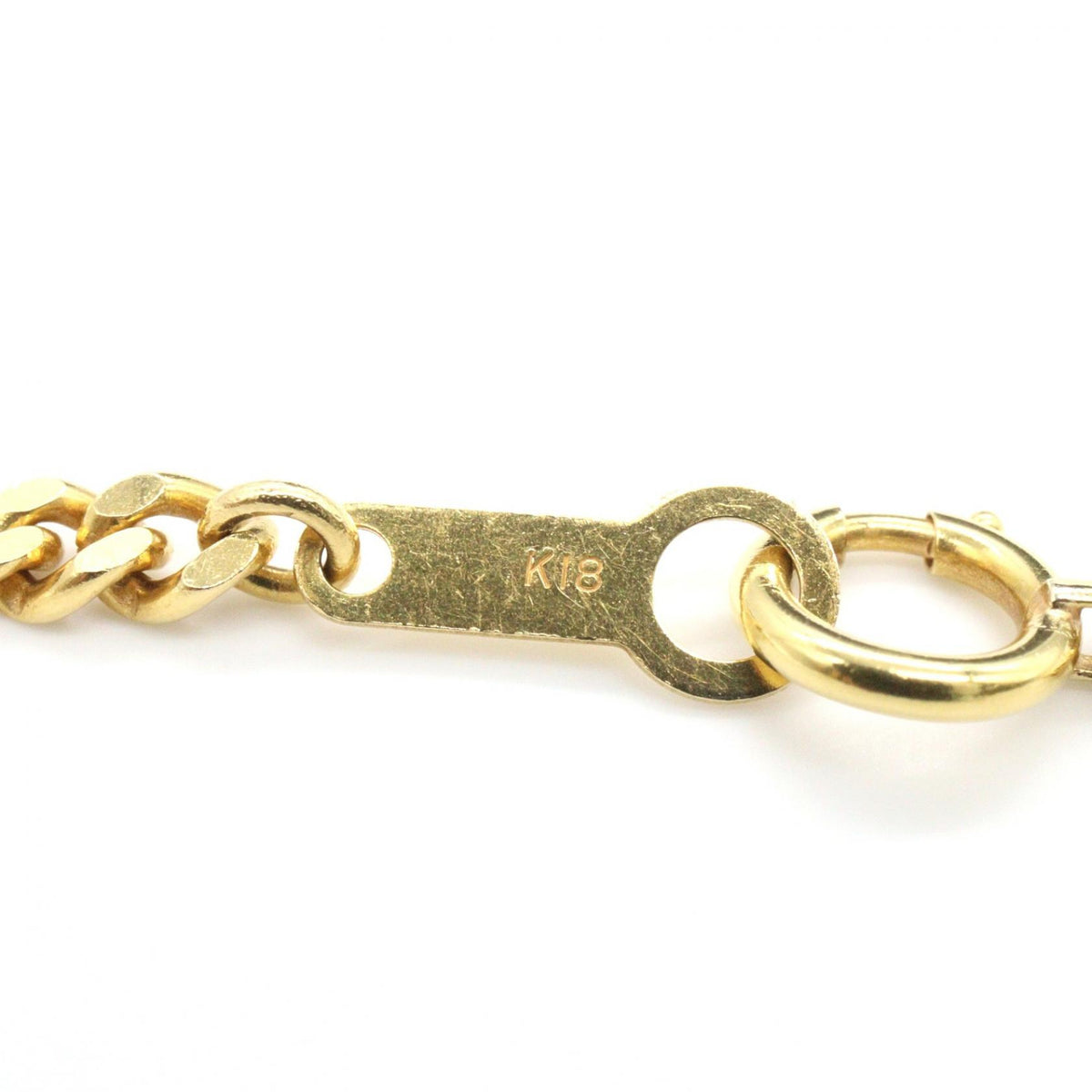 JEWELRY K18 Yellow Gold 2-Sided Kihei Chain Necklace