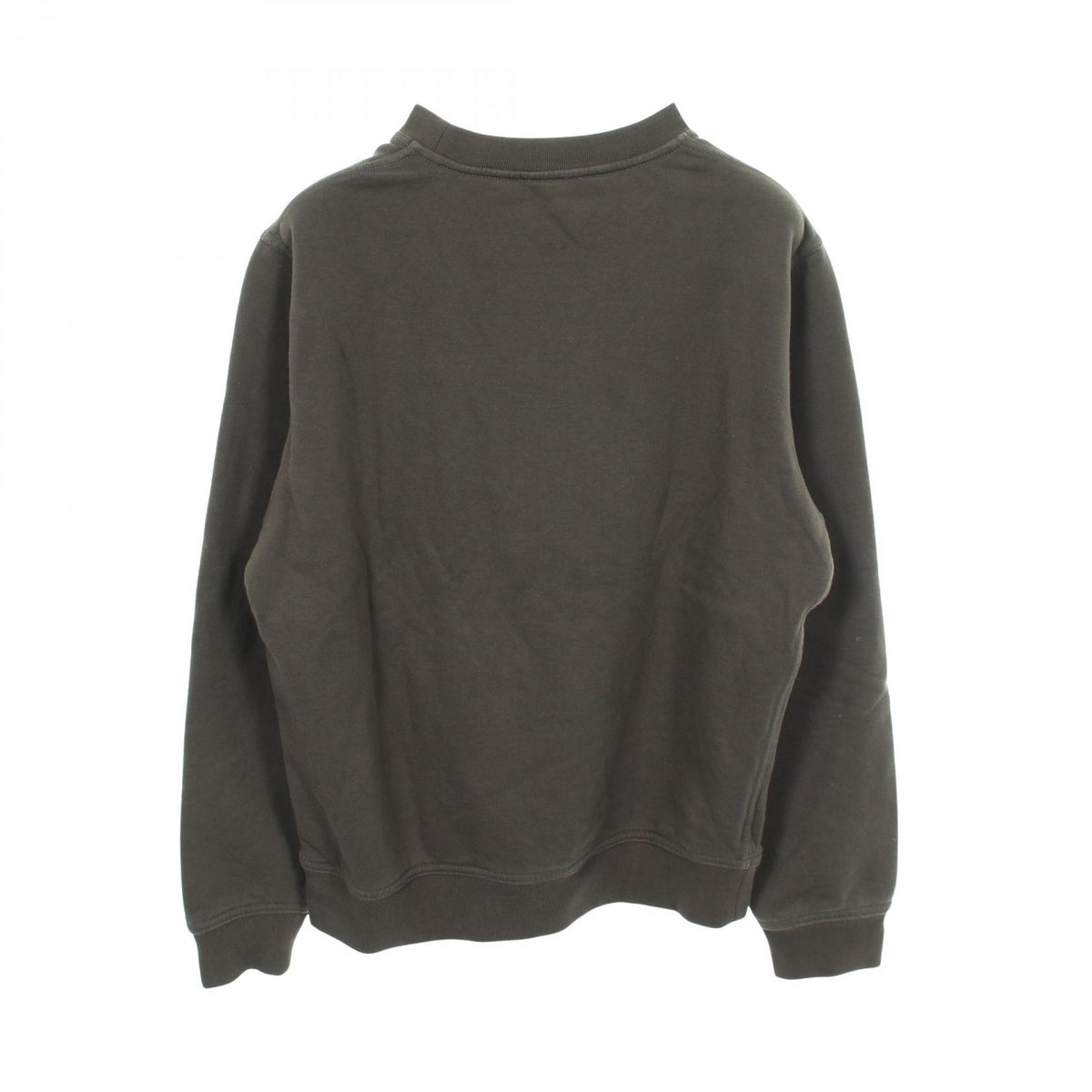 HERMES Quarterb'H Brushed Back Cotton Sweatshirt Gray Size M