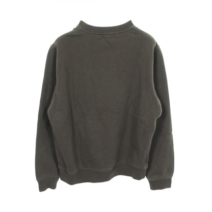 HERMES Quarterb'H Brushed Back Cotton Sweatshirt Gray Size M