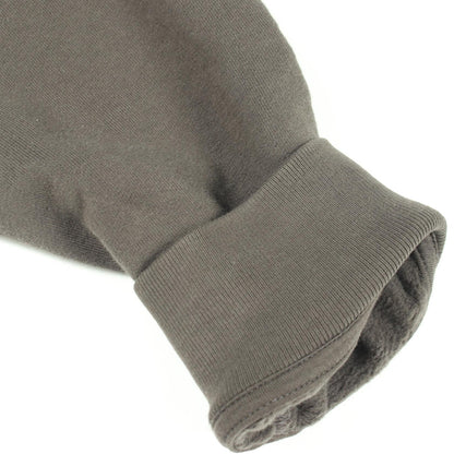HERMES Quarterb'H Brushed Back Cotton Sweatshirt Gray Size M