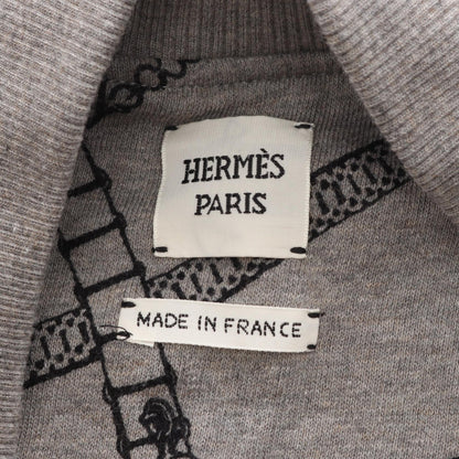 HERMES Tresor de Medor Cotton Camel Jacket Gray Size 34