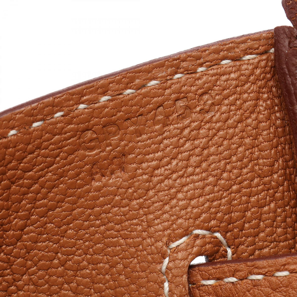 HERMES Birkin 30 Gold Togo Leather Bag