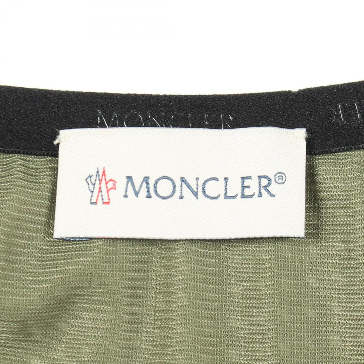 MONCLER GONNA Mesh Pleated Midi Skirt Green Size 38