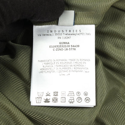 MONCLER GONNA Mesh Pleated Midi Skirt Green Size 38