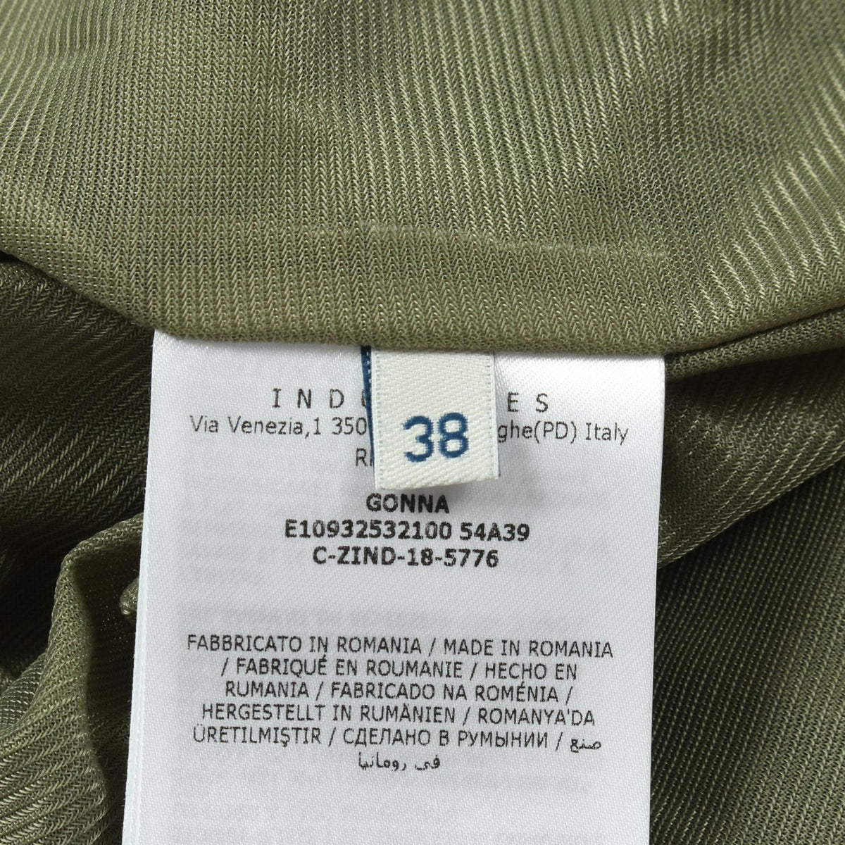 MONCLER GONNA Mesh Pleated Midi Skirt Green Size 38