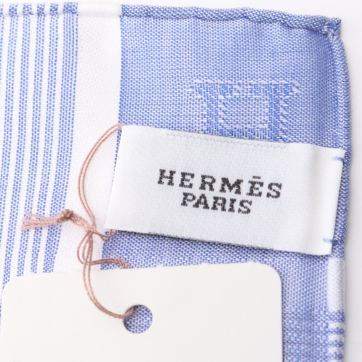 HERMES H Relief Cotton Scarf