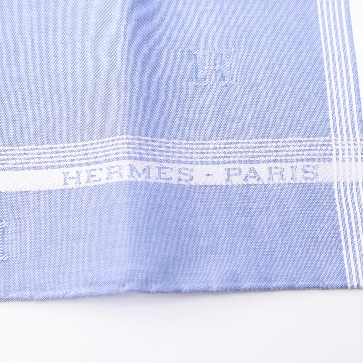 HERMES H Relief Cotton Scarf