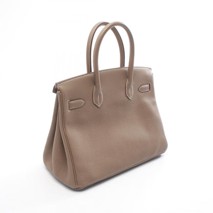 HERMES Birkin 30 Etoupe Togo Gold HW Handbag