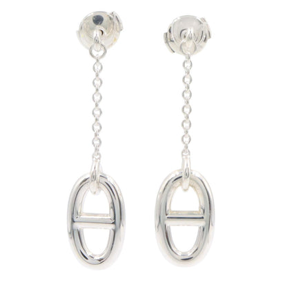 HERMES Chaine d'Ancre Silver 925 Earrings