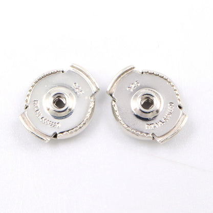 HERMES Chaine d'Ancre Silver 925 Earrings