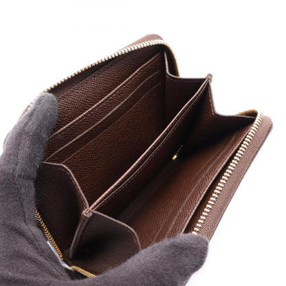 LOUIS VUITTON Zippy Coin Purse Damier Ebène Brown