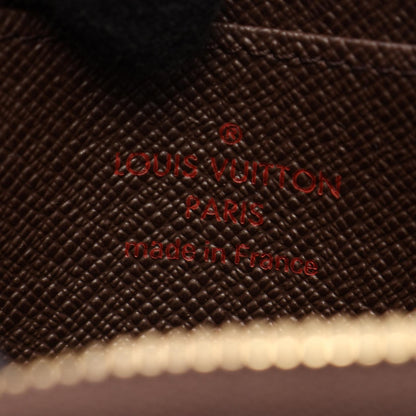 LOUIS VUITTON Zippy Coin Purse Damier Ebène Brown