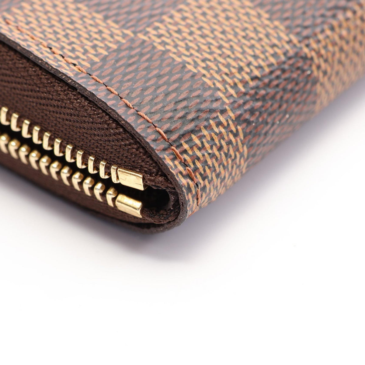 LOUIS VUITTON Zippy Coin Purse Damier Ebène Brown
